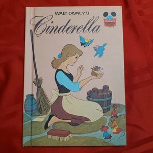 Lot of 3 Vintage Disney Children's books- Bambi, Cinderella and Pinocchio
